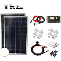 VIASOLAR Kit 200W Eco 12V Panel Solar 2X100W